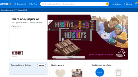 Hershey's 'Celebrate She' Walmart Carousel Ad